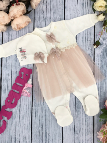 Купить оптом 202. Комбинезон ясельный с шапкой,100% хлопок интерлок в Ставрополе