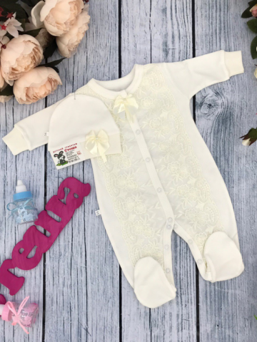 Купить оптом 216-М. Комбинезон с шапкой,100% хлопок интерлок в Ставрополе